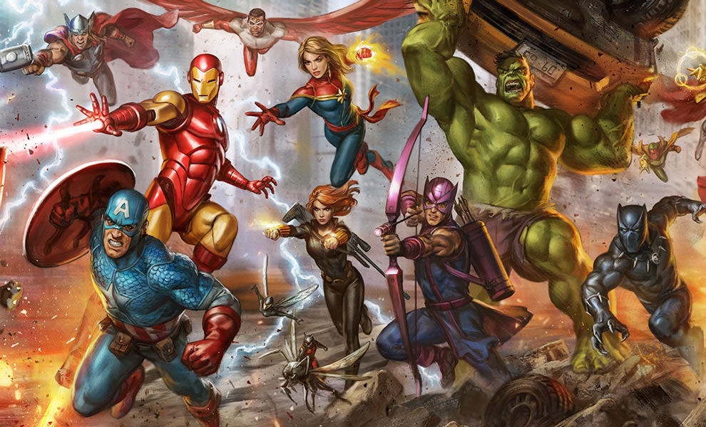 Marvel The Avengers: Earth's Mightiest Heroes Art Print  Exclusive Edition  View 1