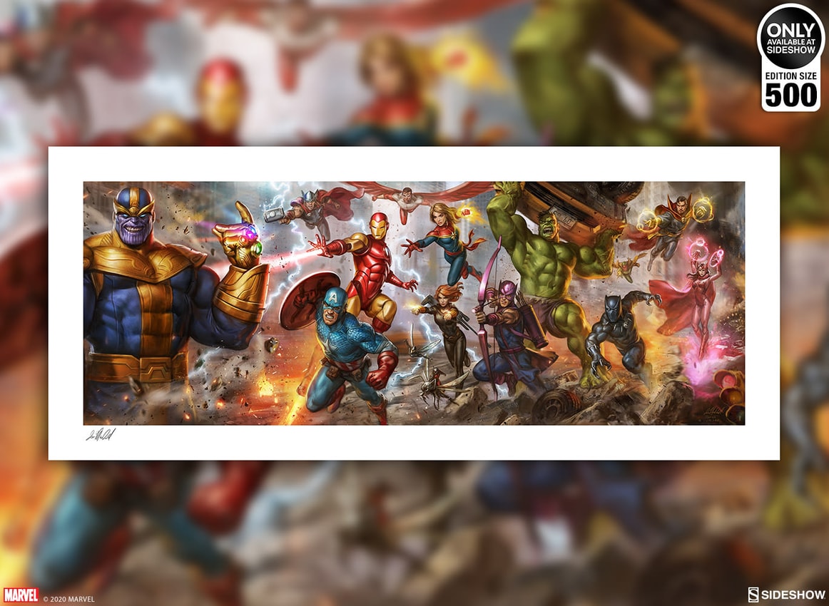 Marvel The Avengers: Earth's Mightiest Heroes Art Print  Exclusive Edition  View 2