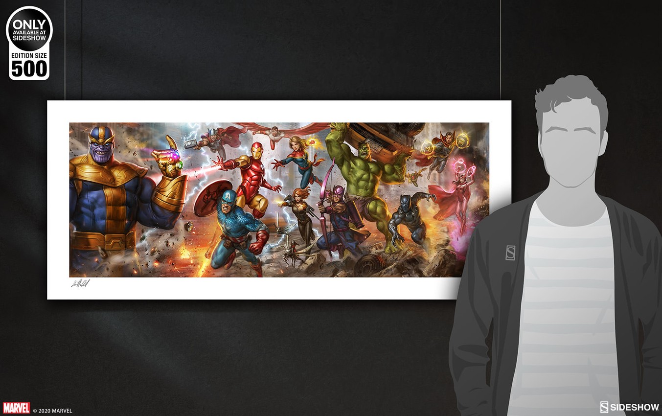 Marvel The Avengers: Earth's Mightiest Heroes Art Print  Exclusive Edition  View 3