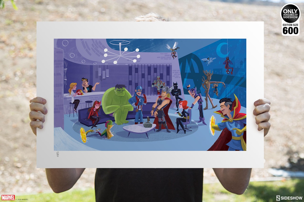 Marvel Party at Avengers Tower Art Print  Exclusive Edition  View 6