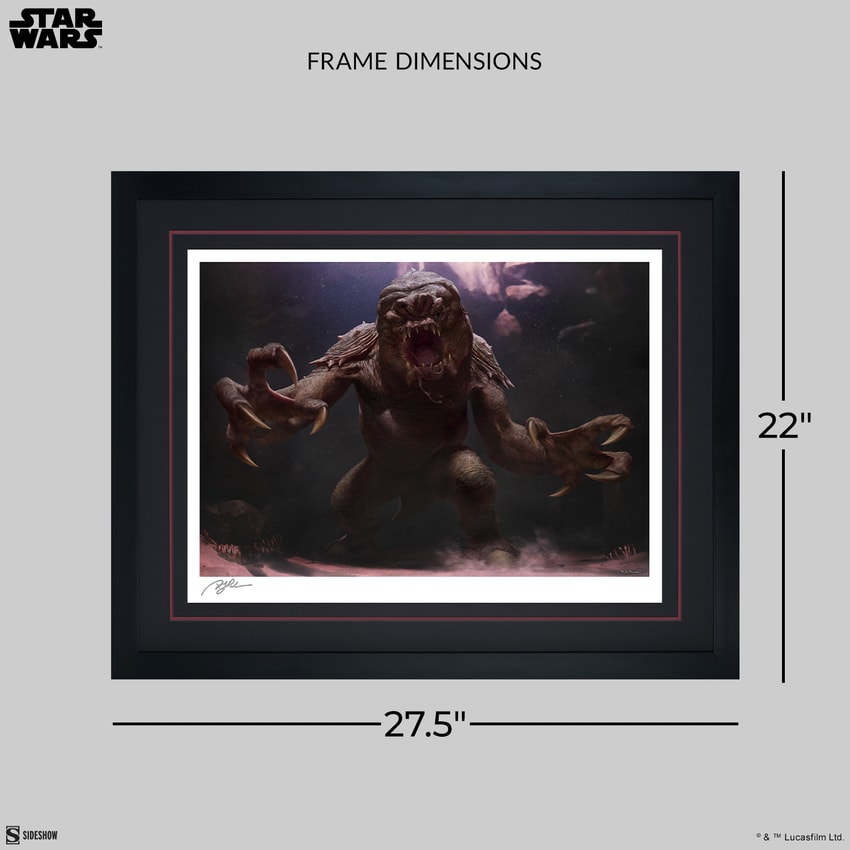 Star Wars The Rancor Art Print  Exclusive Edition  View 2