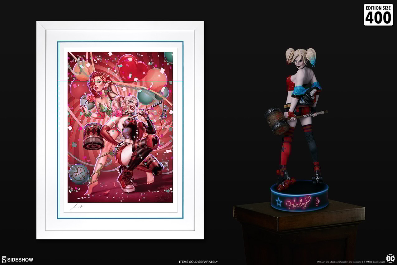 直筆サイン有　サイドショウ アートプリント　ハーレイ&アイビー　ビルシンケビッチ 直筆サイン有サイドショウ アートプリントハーレイ&アイビービル