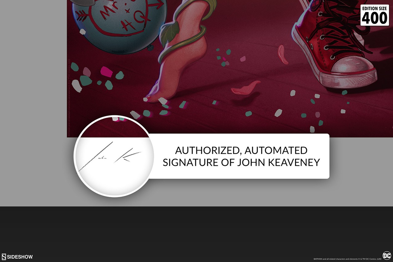 Harley Quinn & Poison Ivy Fine Art Print by John Keaveney