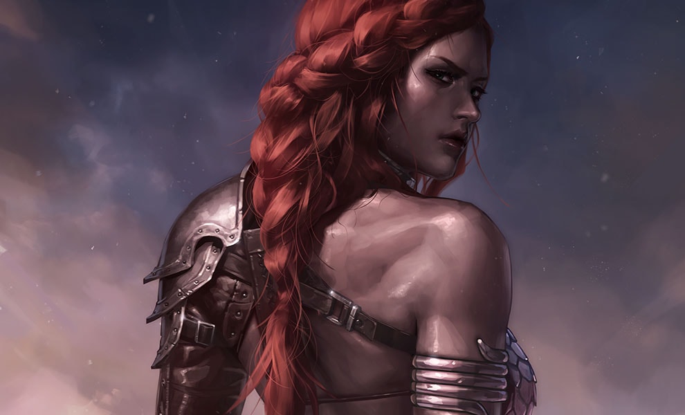 Dynamite Red Sonja: Birth of the She-Devil (Pre-Battle Version) Art Print  View 1