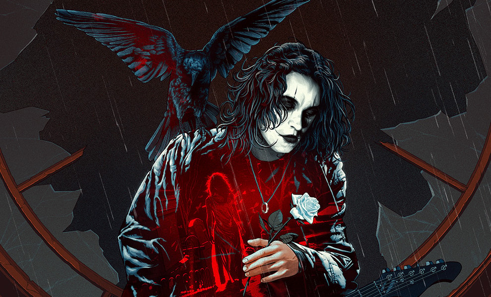 Evolution USA The Crow: Real Love Is Forever Art Print  Exclusive Edition  View 1