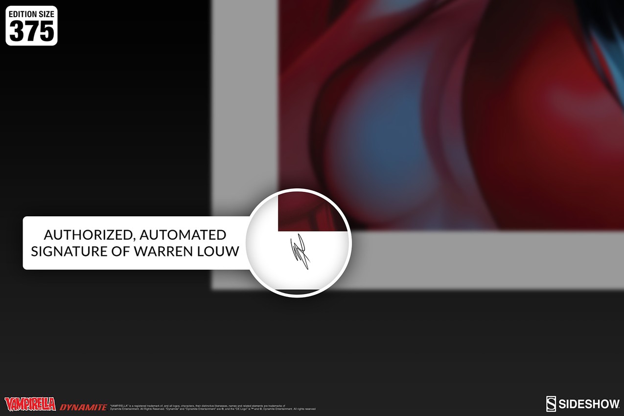 Vampirella #7 Fine Art Print by Warren Louw | Sideshow Collectibles