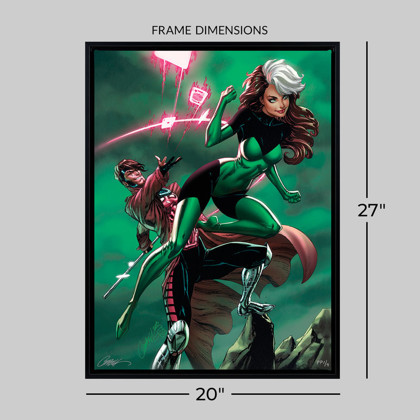 Marvel Uncanny X-Men: Rogue & Gambit Art Print  Exclusive Edition  View 2