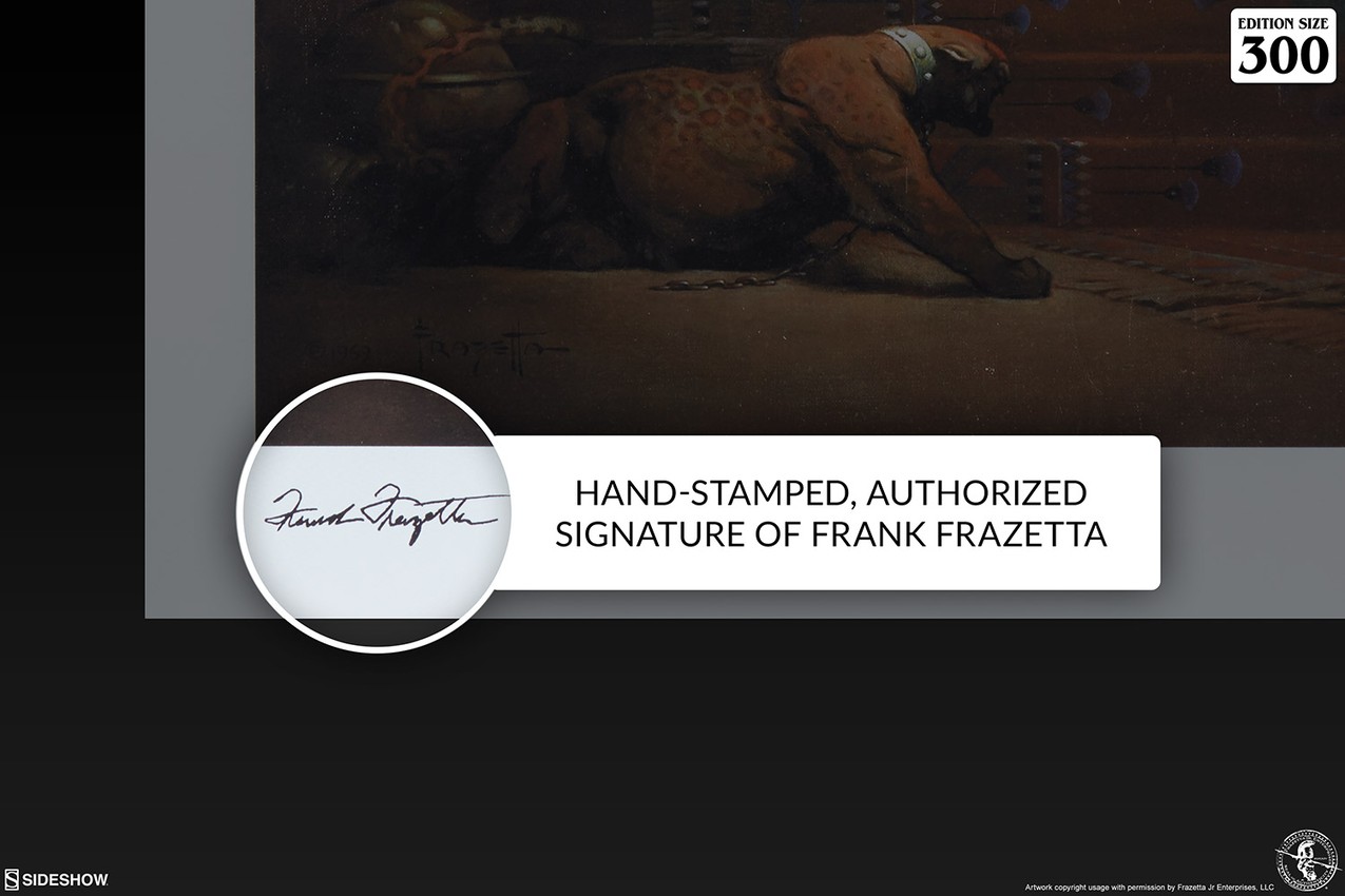 Egyptian Queen Fine Art Print by Frank Frazetta