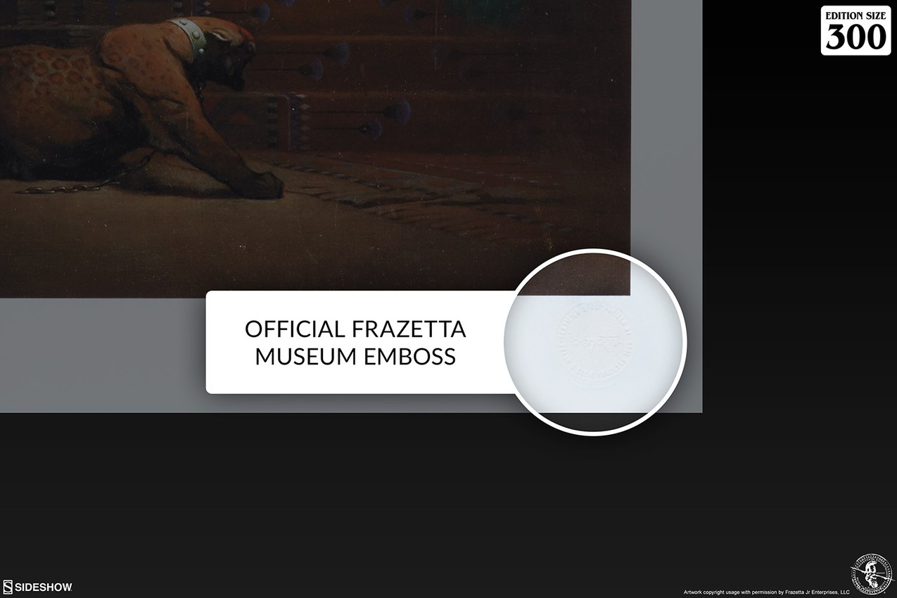 Egyptian Queen Fine Art Print by Frank Frazetta