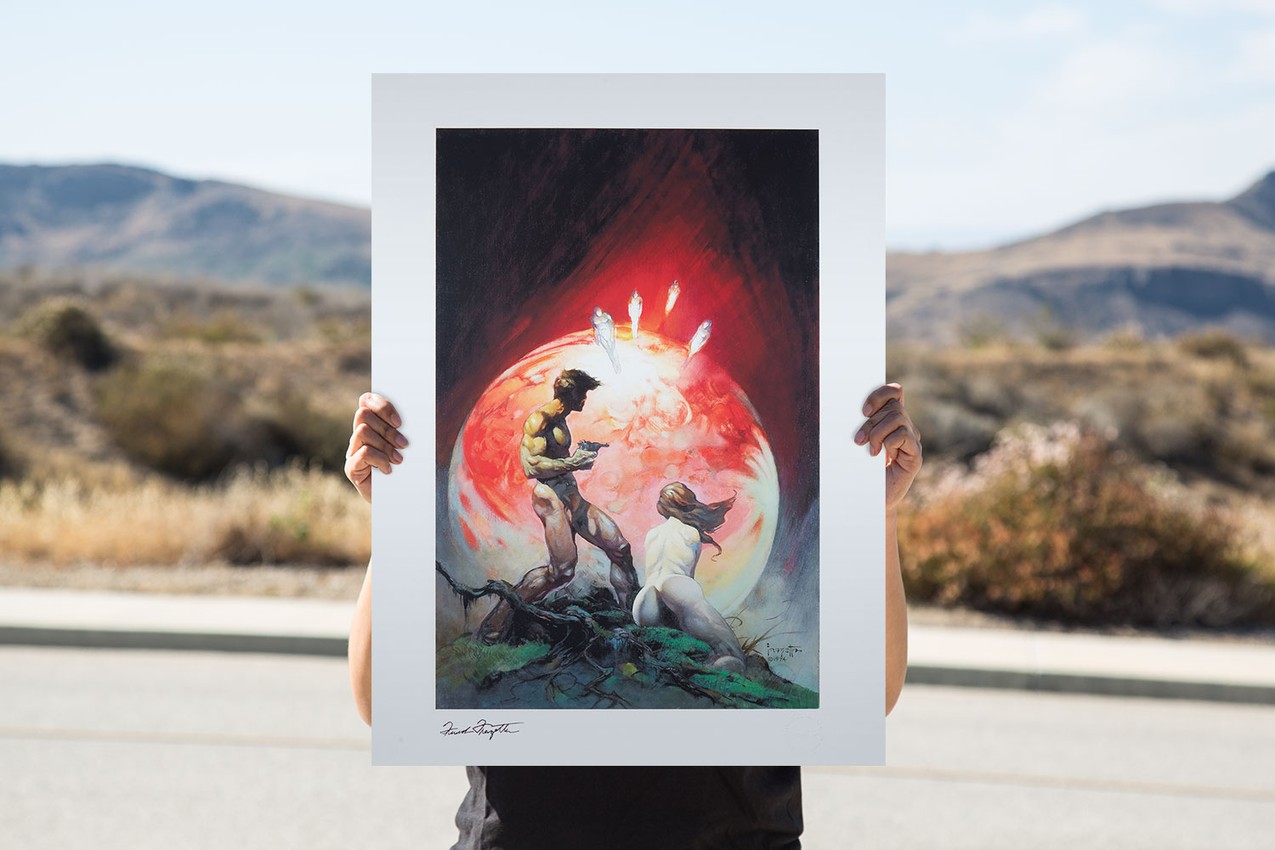 Red Planet Fine Art Print by Frank Frazetta | Sideshow Collectibles