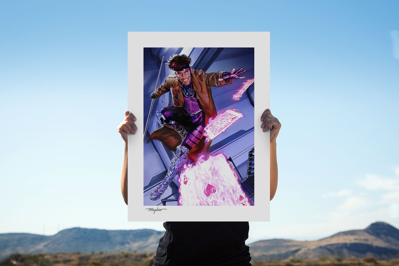 Marvel Gambit Art Print  Exclusive Edition  View 1