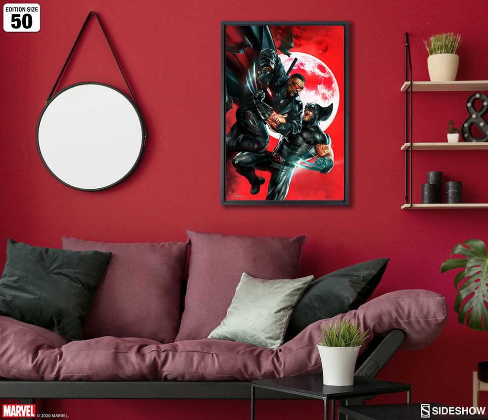 Marvel Wolverine vs Blade Art Print  Exclusive Edition  View 3