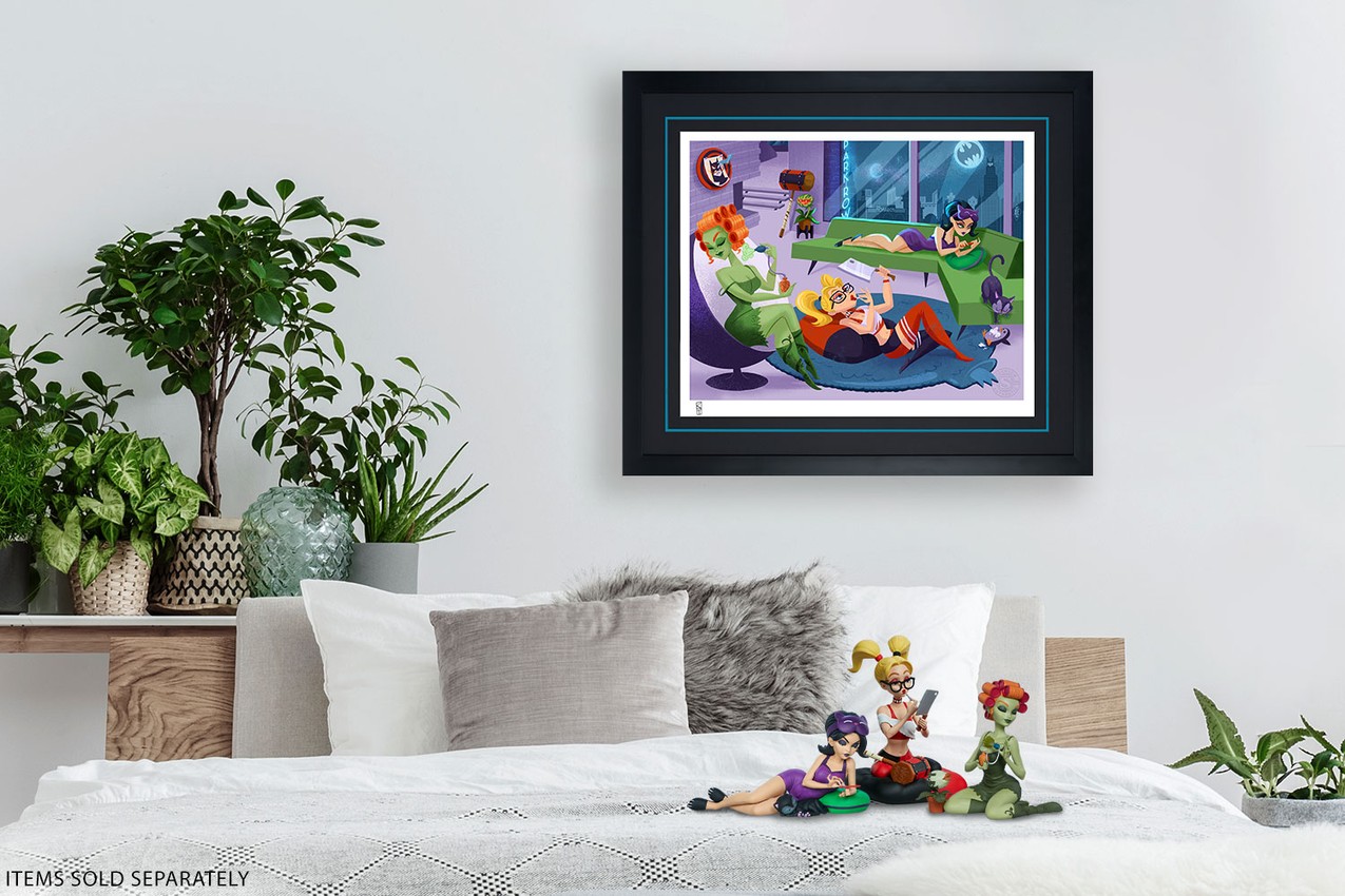 DC Comics Sleepover Sirens Art Print  Exclusive Edition  View 1
