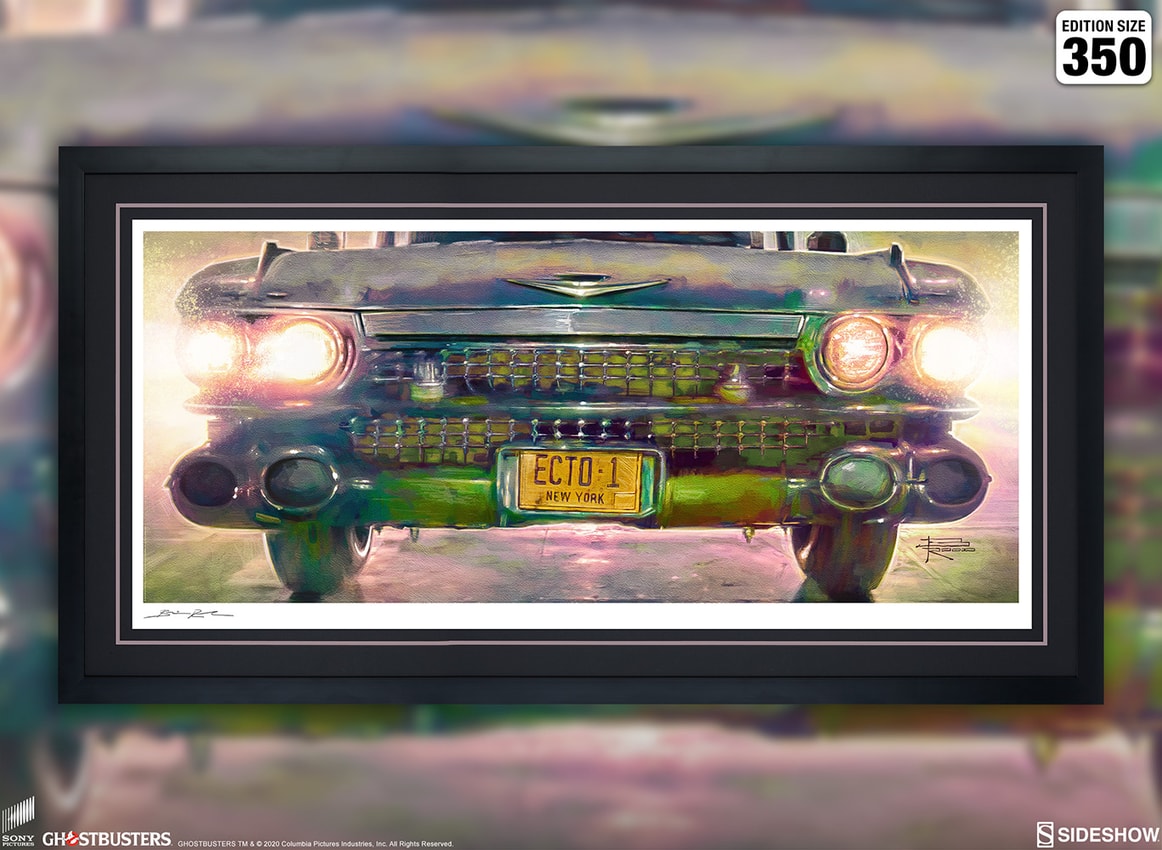 Ghostbusters Ecto-1 Art Print  Exclusive Edition  View 2
