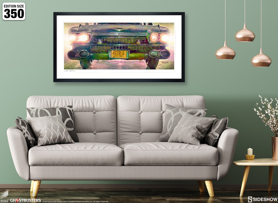 Ghostbusters Ecto-1 Art Print  Exclusive Edition  View 3