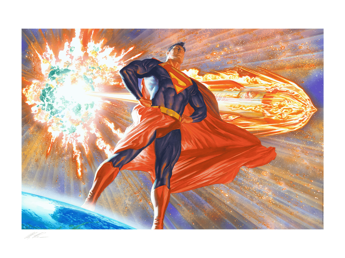 Last Son of Krypton Fine Art Lithograph by Alex Ross | Sideshow Collectibles