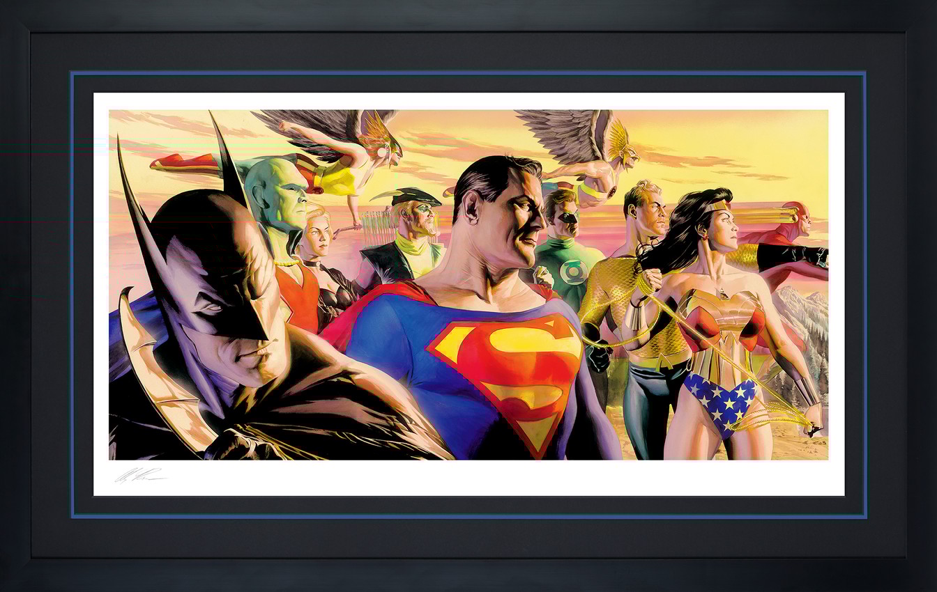 In The Light of Justice Fine Art Lithograph by Alex Ross