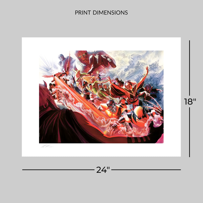 Evolution Fine Art Lithograph by Alex Ross | Sideshow Collectibles