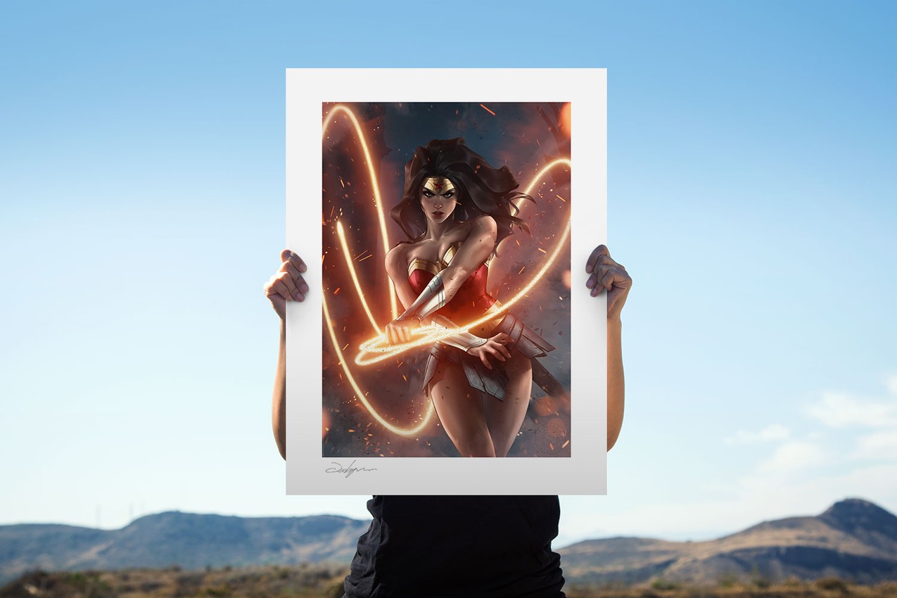 DC Comics Wonder Woman Art Print  Exclusive Edition  View 1