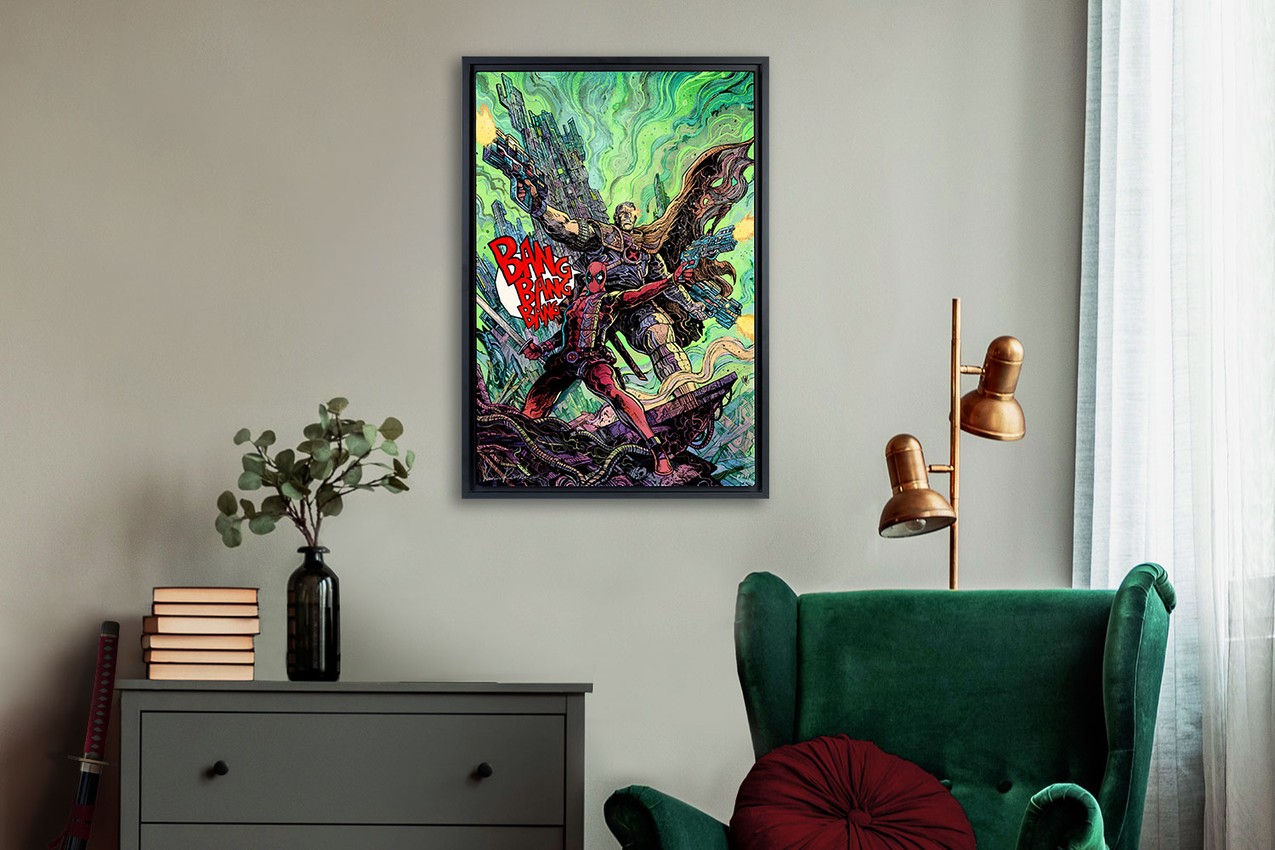 Marvel Deadpool & Cable Art Print  Exclusive Edition  View 1