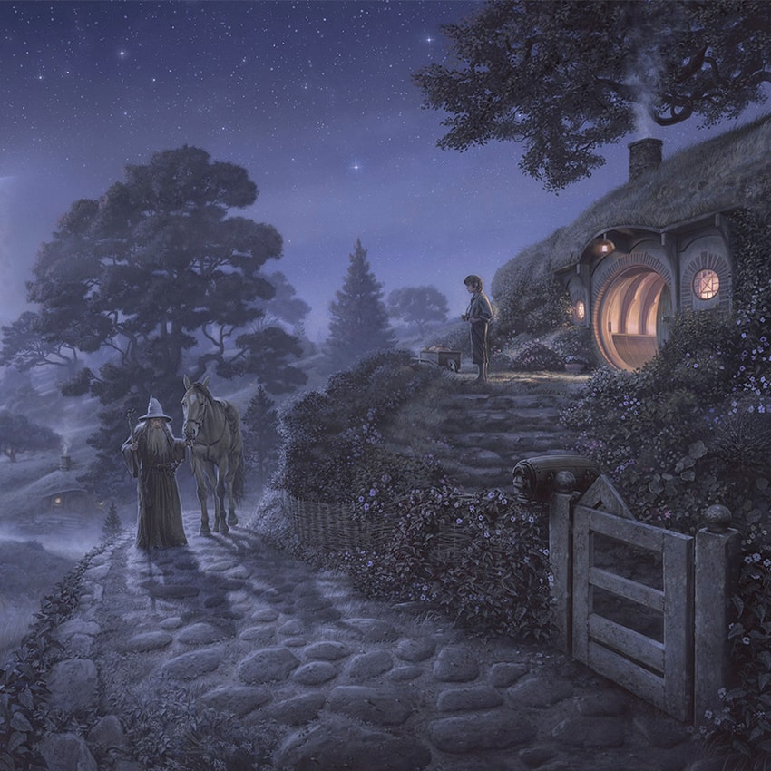 The Lord of the Rings Bag End: Expect Me When You See Me! Art Print  View 3