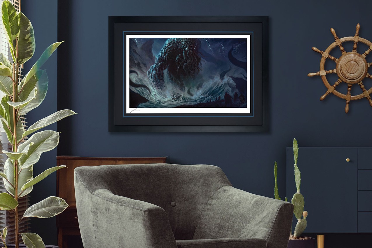 Tentacles and Teeth Cthulhu I Art Print  Exclusive Edition  View 1