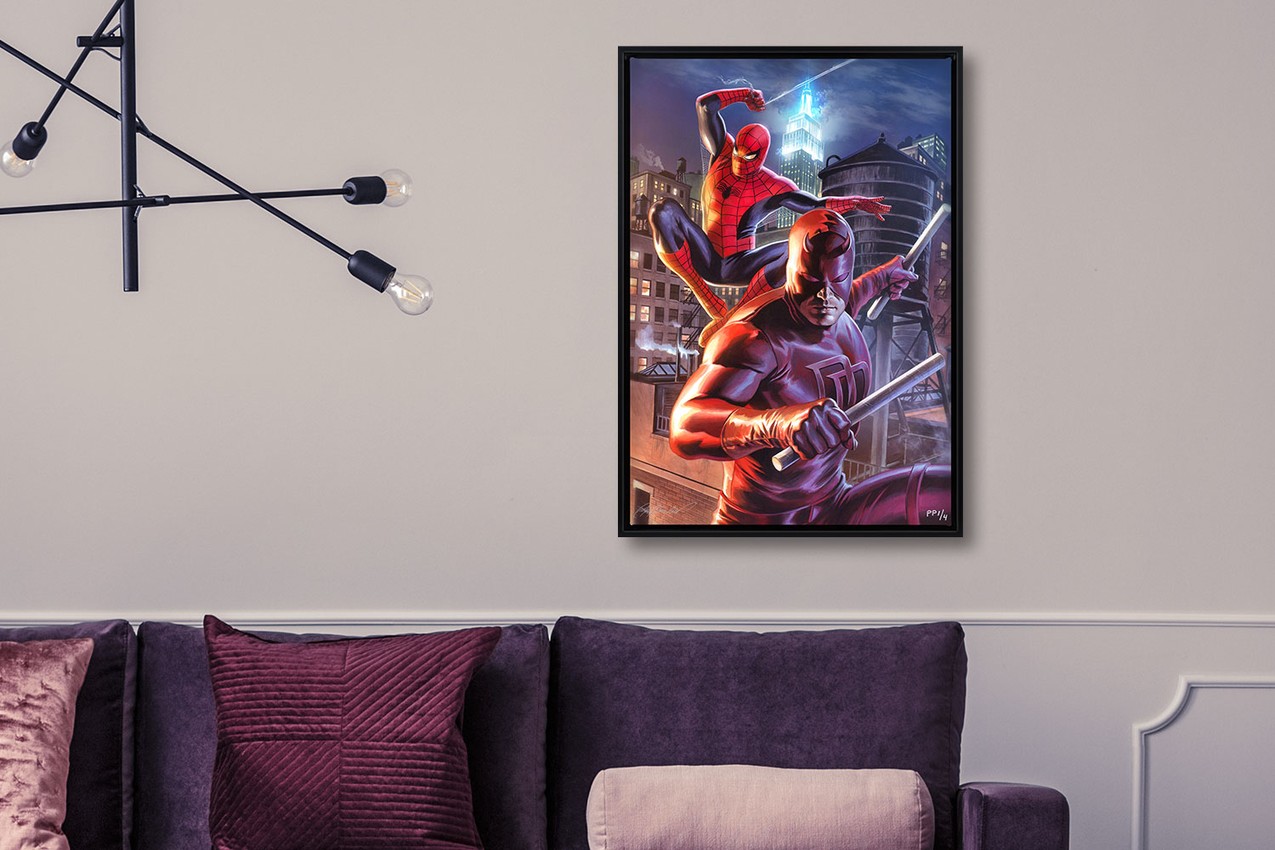 Daredevil And Spiderman Poster By Timetravel6000v2 On