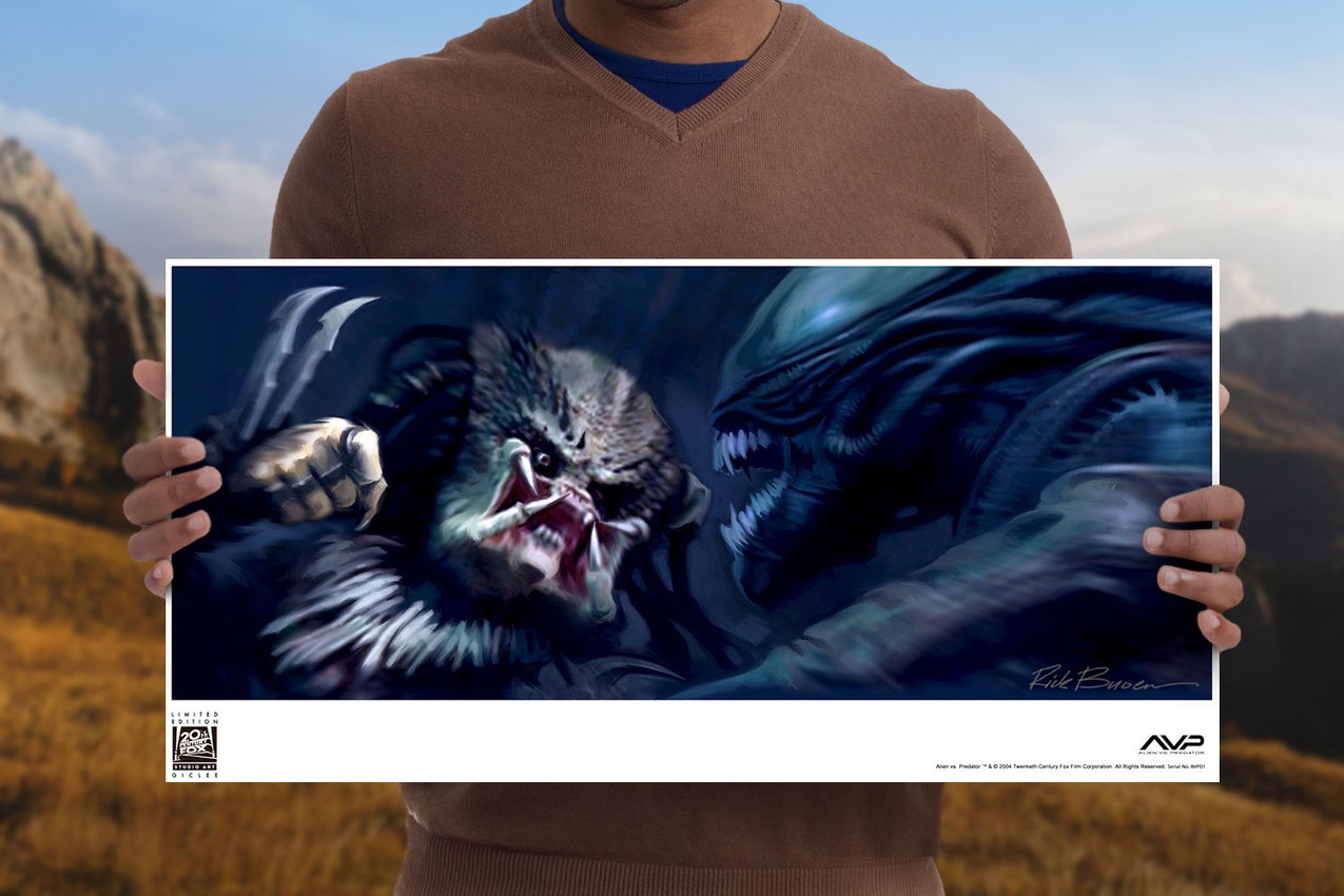 arte alienígena vs depredador