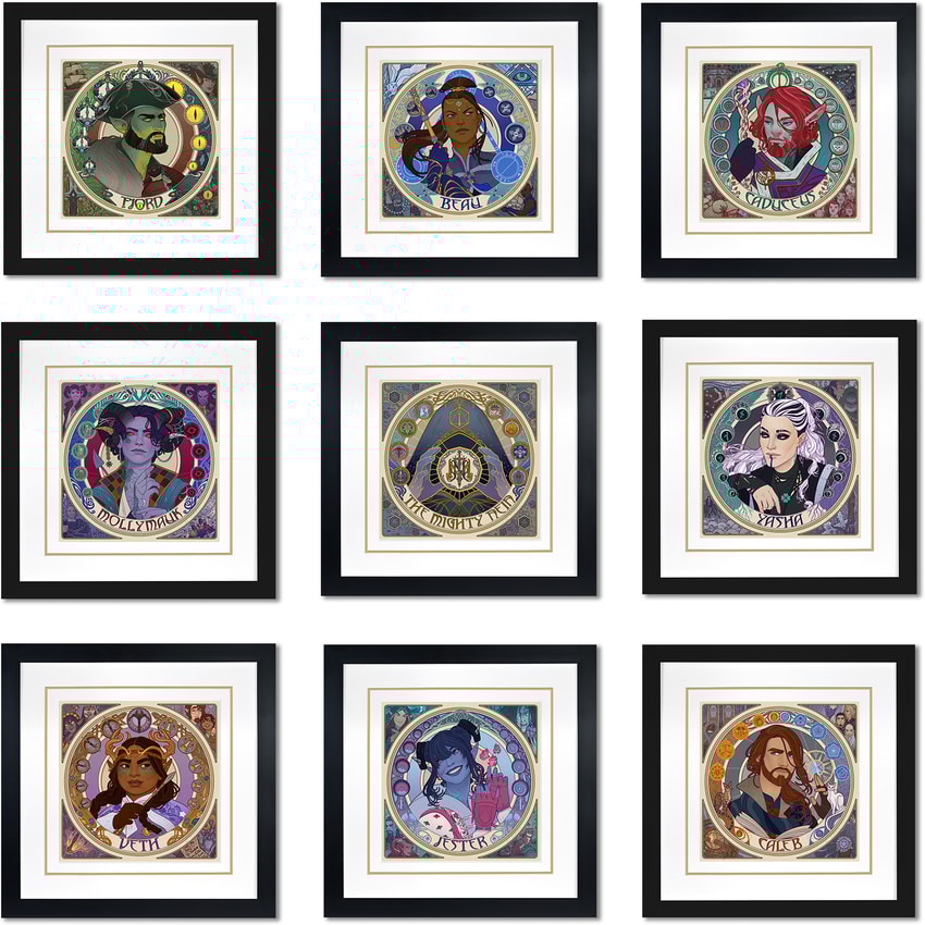 Mighty Nein Portrait Series (Set of 9) Exclusive Edition  View 2