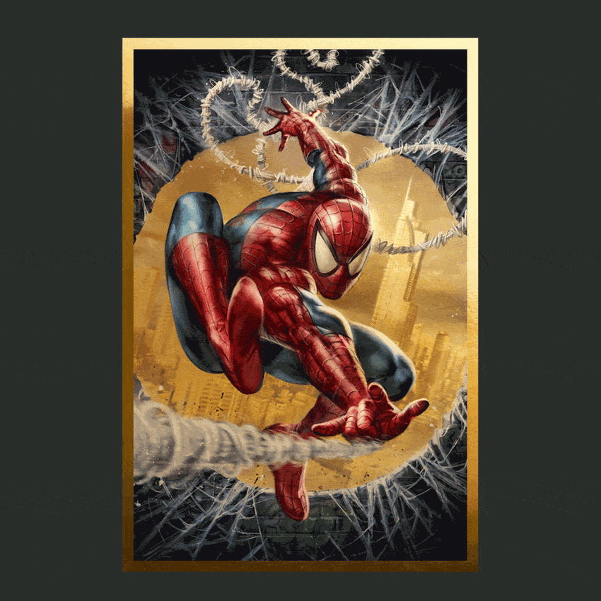 Marvel The Amazing Spider-Man #301 Tribute (Gold Foil Variant) Art Print  Exclusive Edition  View 1