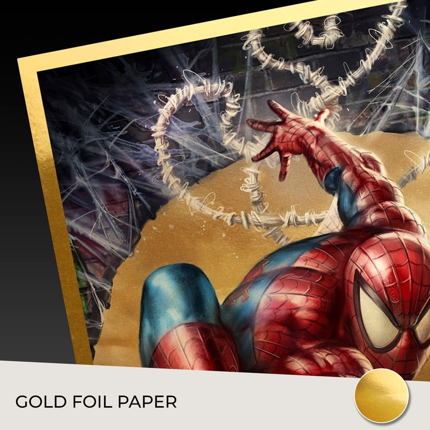 Marvel The Amazing Spider-Man #301 Tribute (Gold Foil Variant) Art Print  Exclusive Edition  View 5