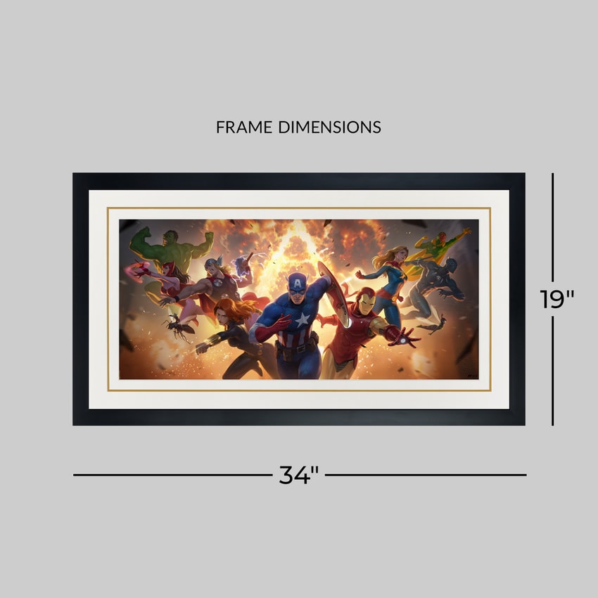 The Avengers Assemble Fine Art Print by Nixell Cho