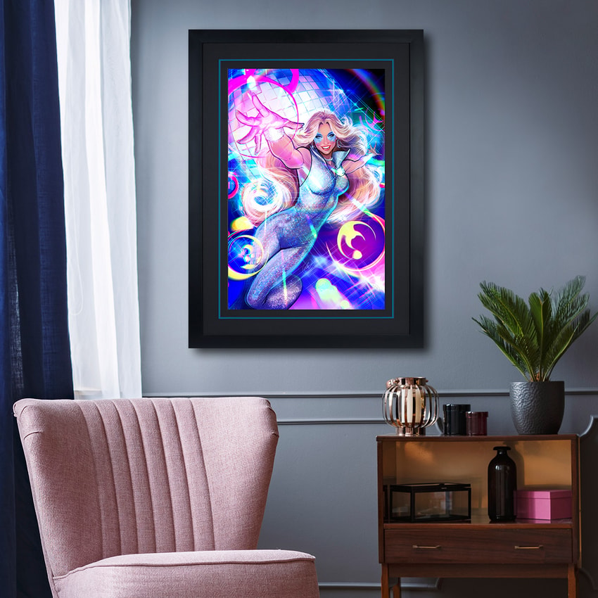 Marvel Dazzler Art Print  Exclusive Edition  View 1