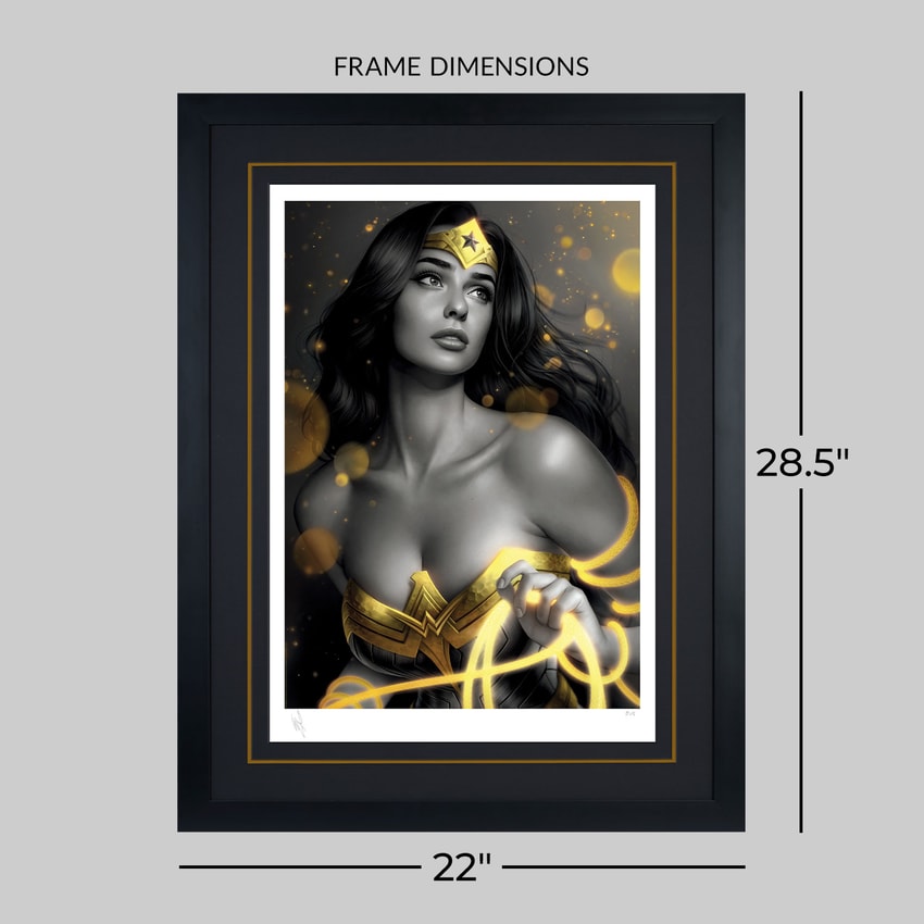 DC Comics Wonder Woman: Black & Gold Art Print  Exclusive Edition  View 2