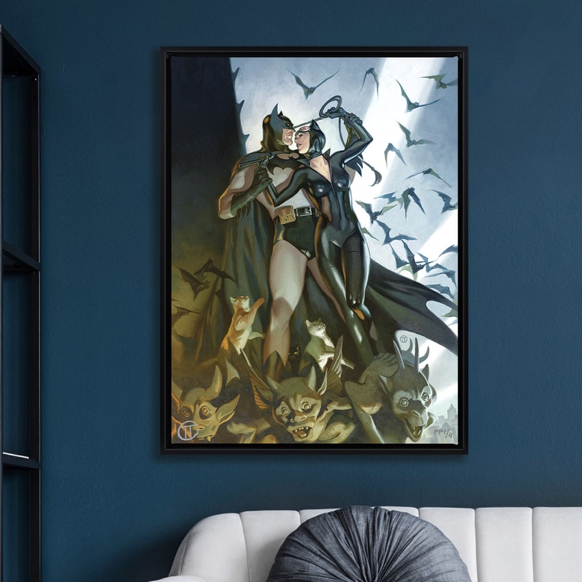 DC Comics Batman & Catwoman Art Print  Exclusive Edition  View 1