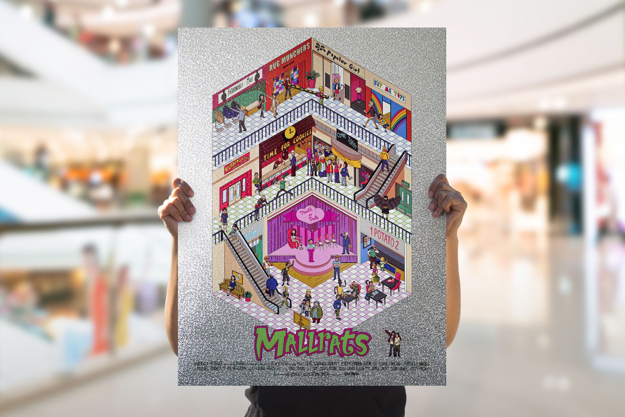 Mallrats Movie Poster (Magic Eye Foil Variant) View 1