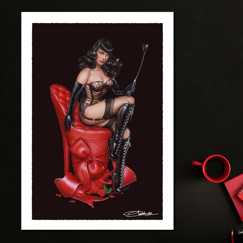 bettie page posters for sale