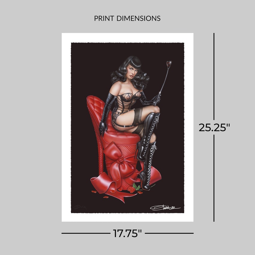 Bettie Page Bettie Page: Love Hurts Art Print  Exclusive Edition  View 2