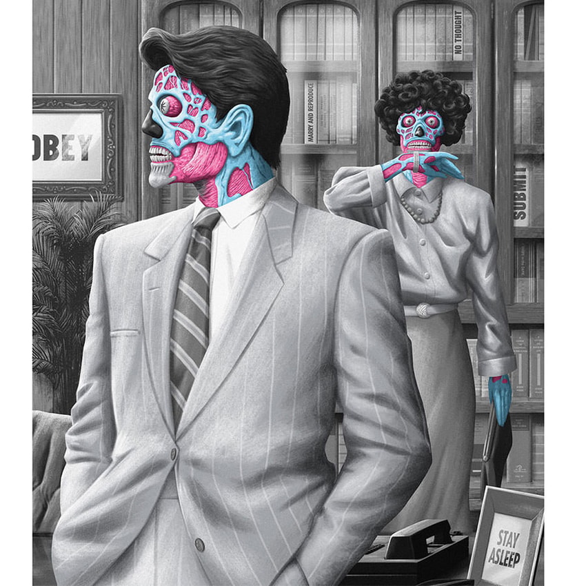 They Live They Live White Variant (Editions) Movie Poster  View 3