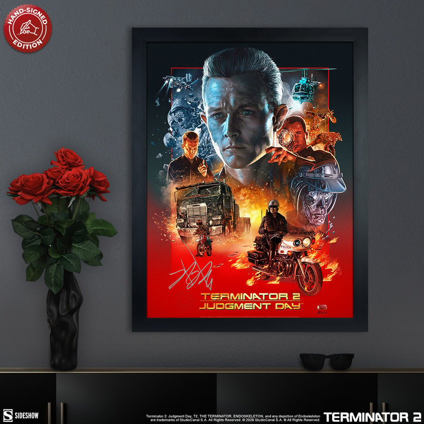 Terminator The T-1000 Terminator 2: Judgment Day 35th Anniversary Movie Poster  Exclusive Edition  View 1