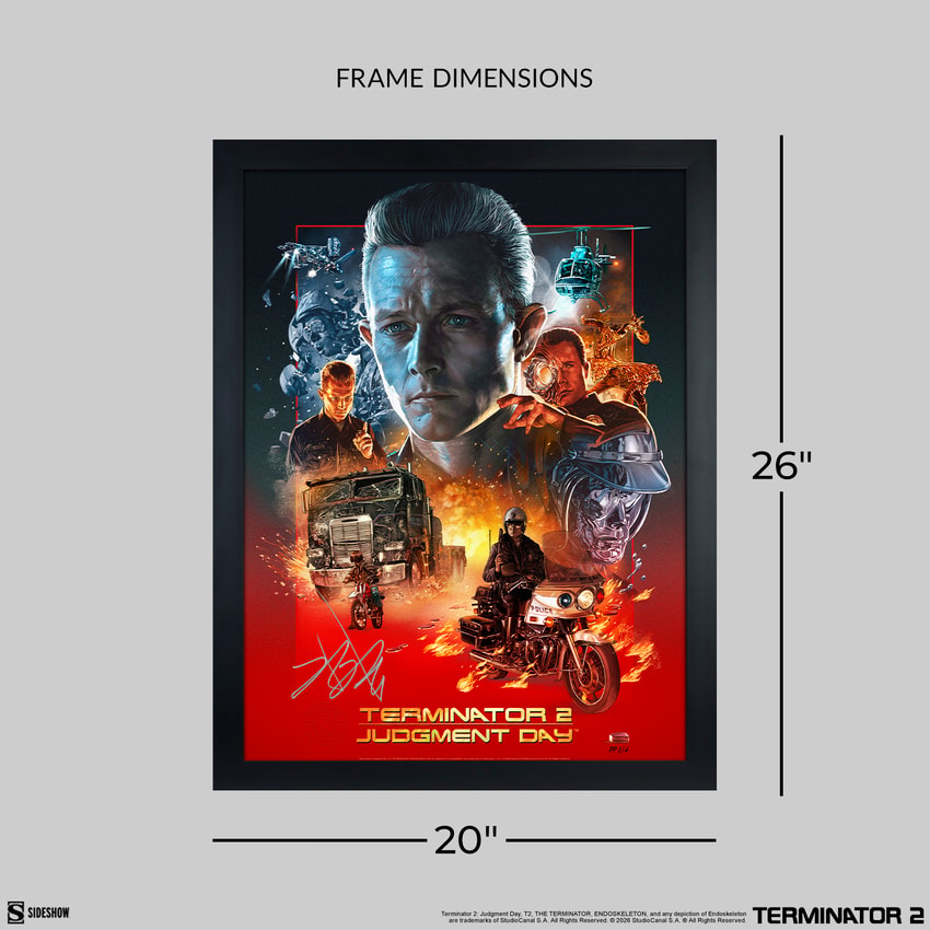 Terminator The T-1000 Terminator 2: Judgment Day 35th Anniversary Movie Poster  Exclusive Edition  View 2
