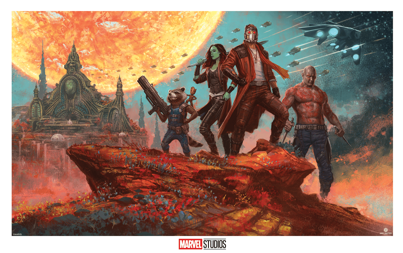Guardians of the Galaxy Vol. 2 Fine Art Print by Grey Matter Art