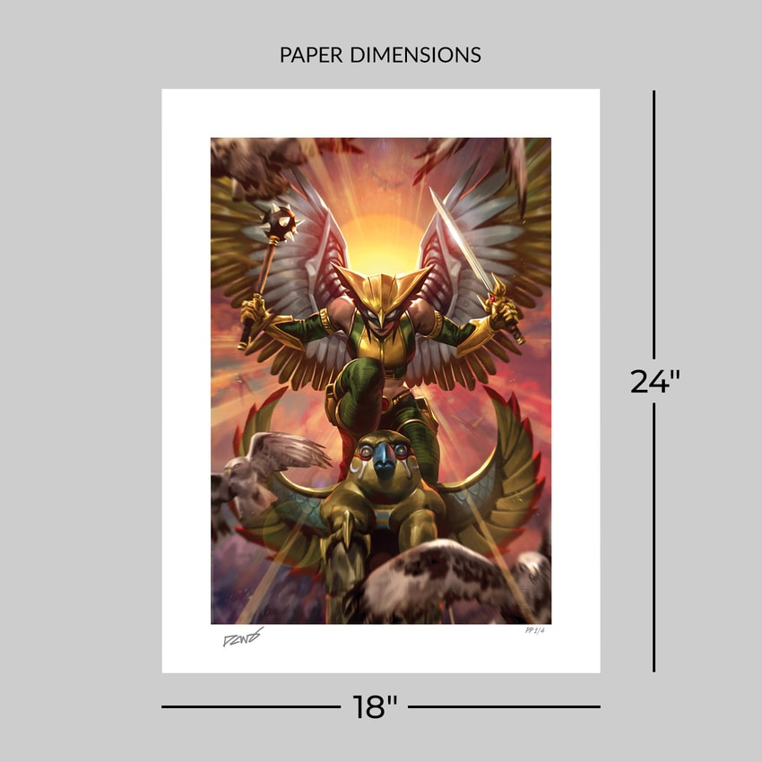 DC Comics Hawkgirl™ Art Print  Exclusive Edition  View 2