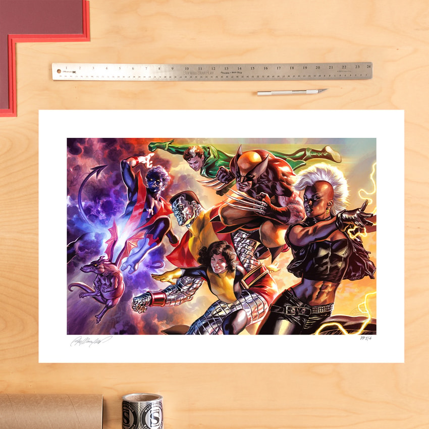 Marvel The X-Men Art Print  Exclusive Edition  View 1