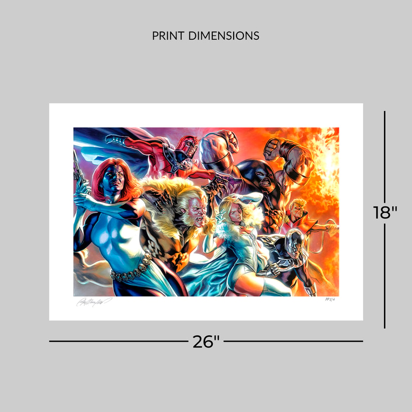 Marvel The Brotherhood of Mutants Art Print  Exclusive Edition  View 2