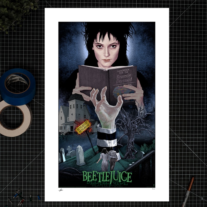 Beetlejuice Beetlejuice, Beetlejuice, Beetlejuice! Movie Poster  Exclusive Edition  View 1
