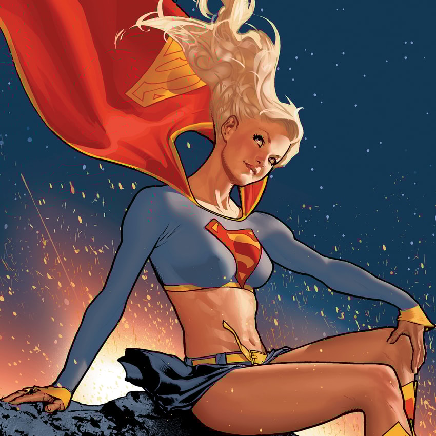 Supergirl Fine Art Print by Adam Hughes