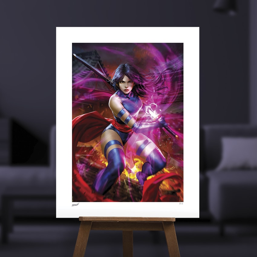 Marvel Psylocke Art Print  Exclusive Edition  View 1