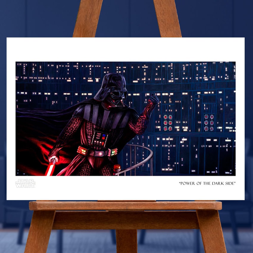 Tableau Star Wars Retro Dark Side