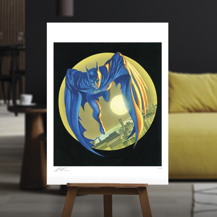 Bat Signal Fine Art Print by Alex Ross | Sideshow Collectibles